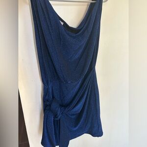 Petal & Pup Shimmering Navy Blouse